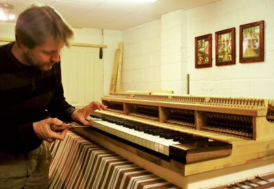 Diagnóstico y regulación del peso del teclado